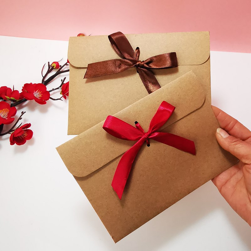 Letter Envelope Kraft - 10 unidades de sacos de envelope