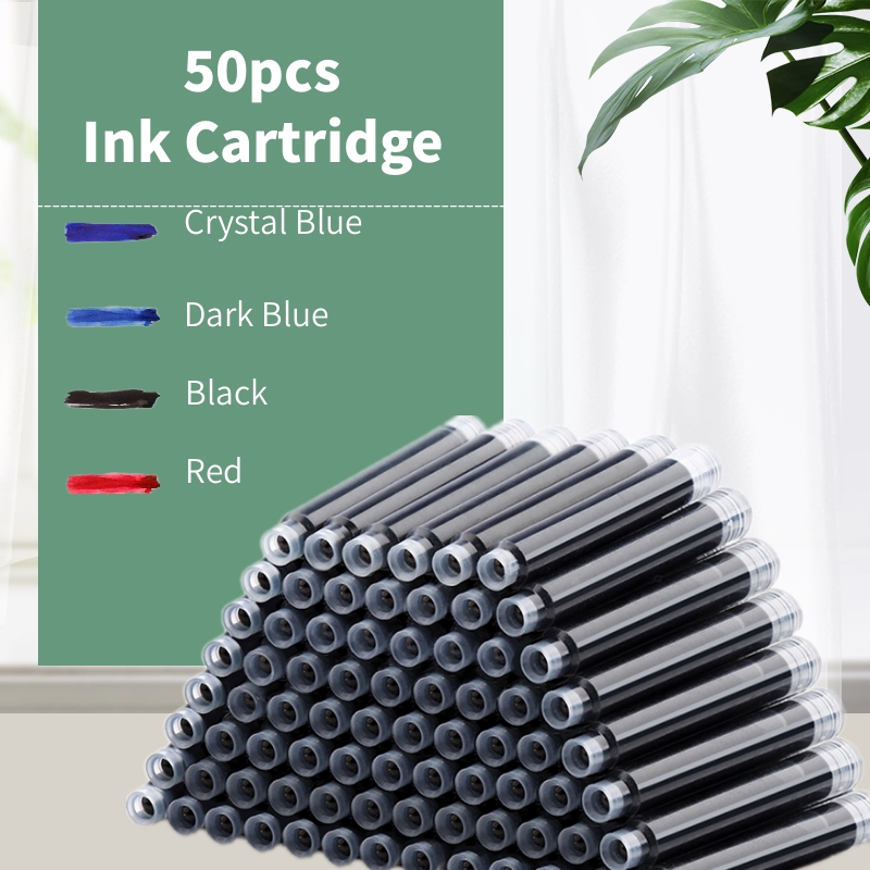 Gel Ink Pen Set - Caneta tinteiro descartável 2.6/3.4mm, cartucho de
