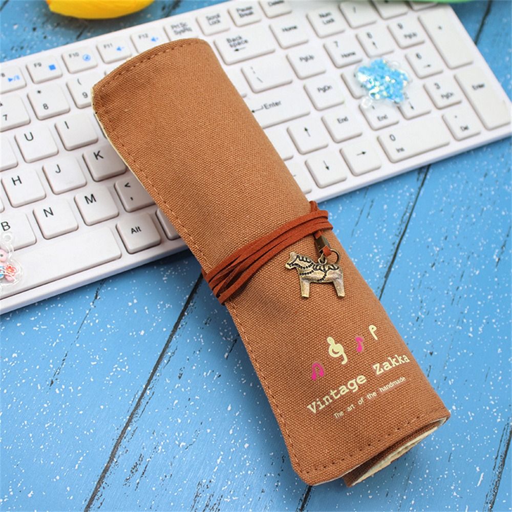Pen Pouch Roll - Estojo de Lápis com 12 Compartimentos,