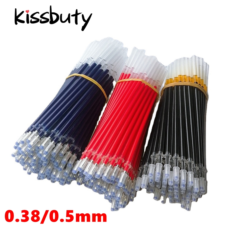 Gel Ink Pen Set - Recarga de caneta gel 0.38/0.5mm, tinta