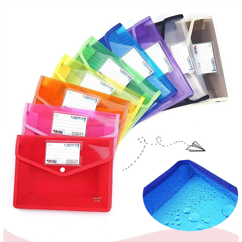 Supply Of Office Stationery - 1-10PCS Pasta de Arquivos Impermeável A4