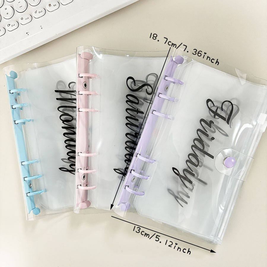 Planner Weekly Budget - Skysonic 1 conjunto de planejador de
