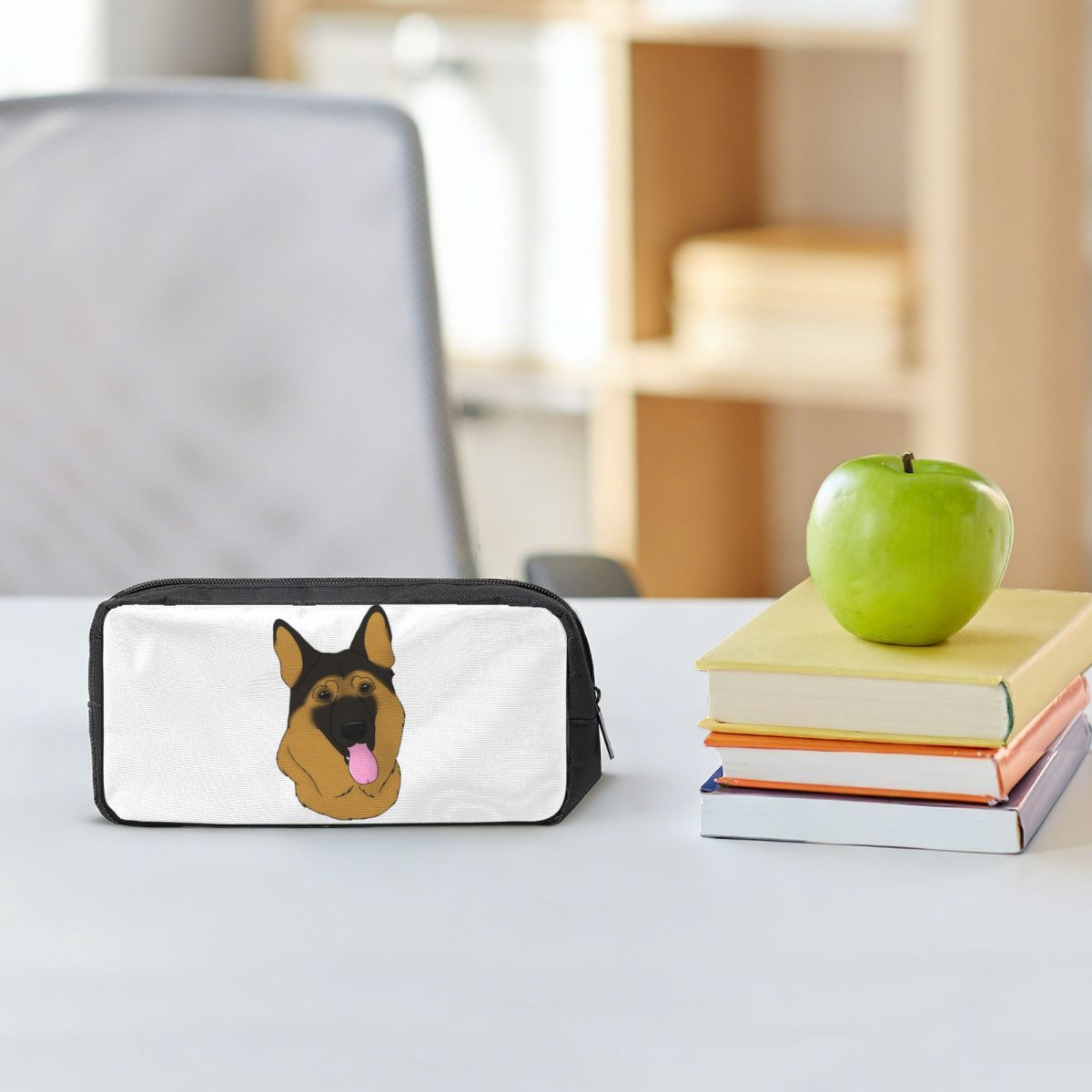 Tan Stationery & Office Supply - Estojo de lápis para estudantes, cão