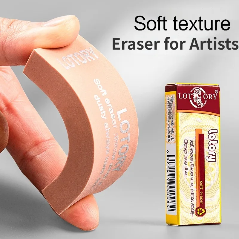 Rubber Eraser Kneaded - Borracha de pintura limpar arte macia