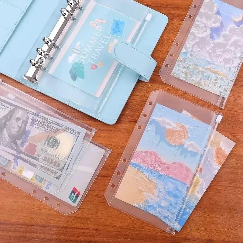 Planner Weekly Budget - 6/12/18 peças Bolsas com Zíper A6