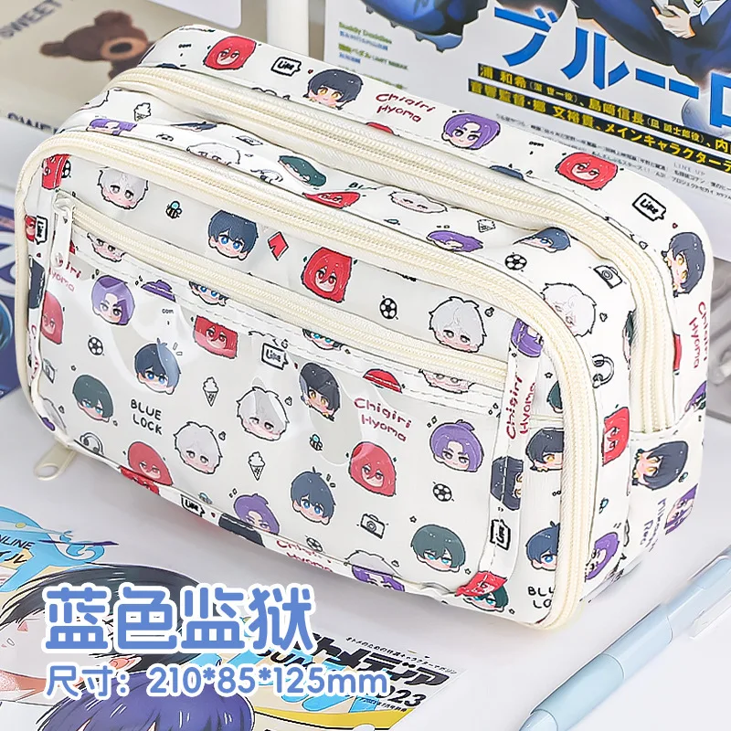 Stationery Warehouse - Estojo de Lápis Kawaii Anime Blue