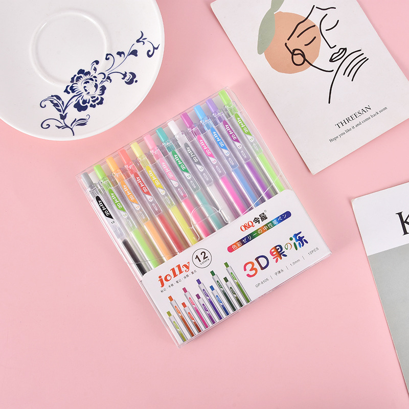 3d tridimensional geléia canet - Gel Ink Pen Set avaliação e preço