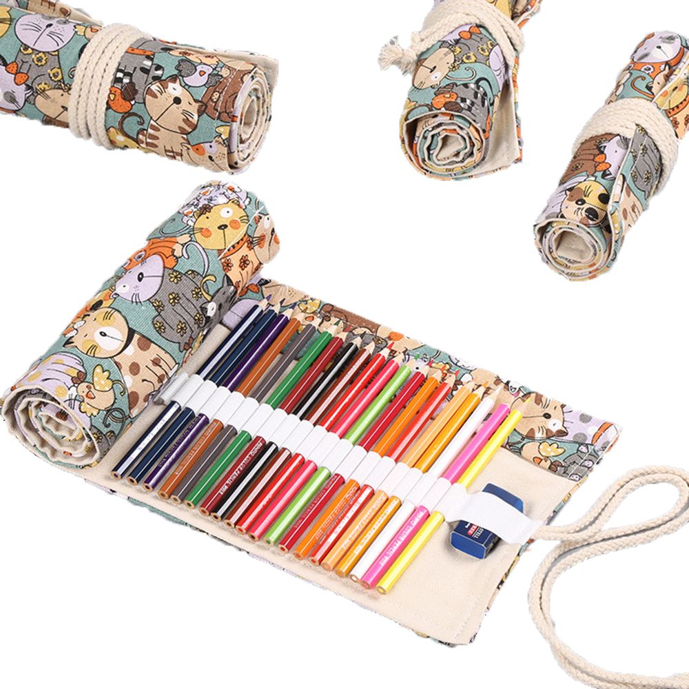 Estojo de Lápis de Lona para M - Pen Pouch Roll avaliação e preço