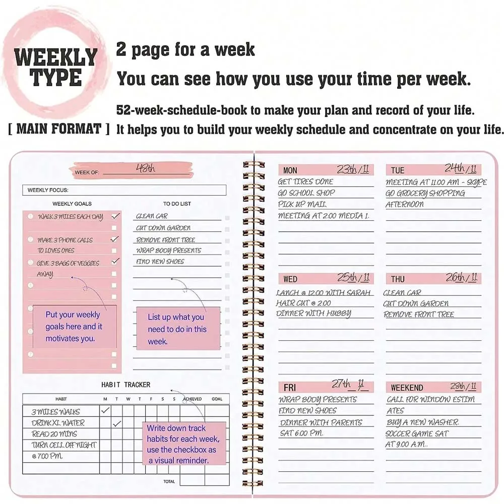 Planejador Semanal A5, Caderno - Planner Weekly Budget avaliação e preço