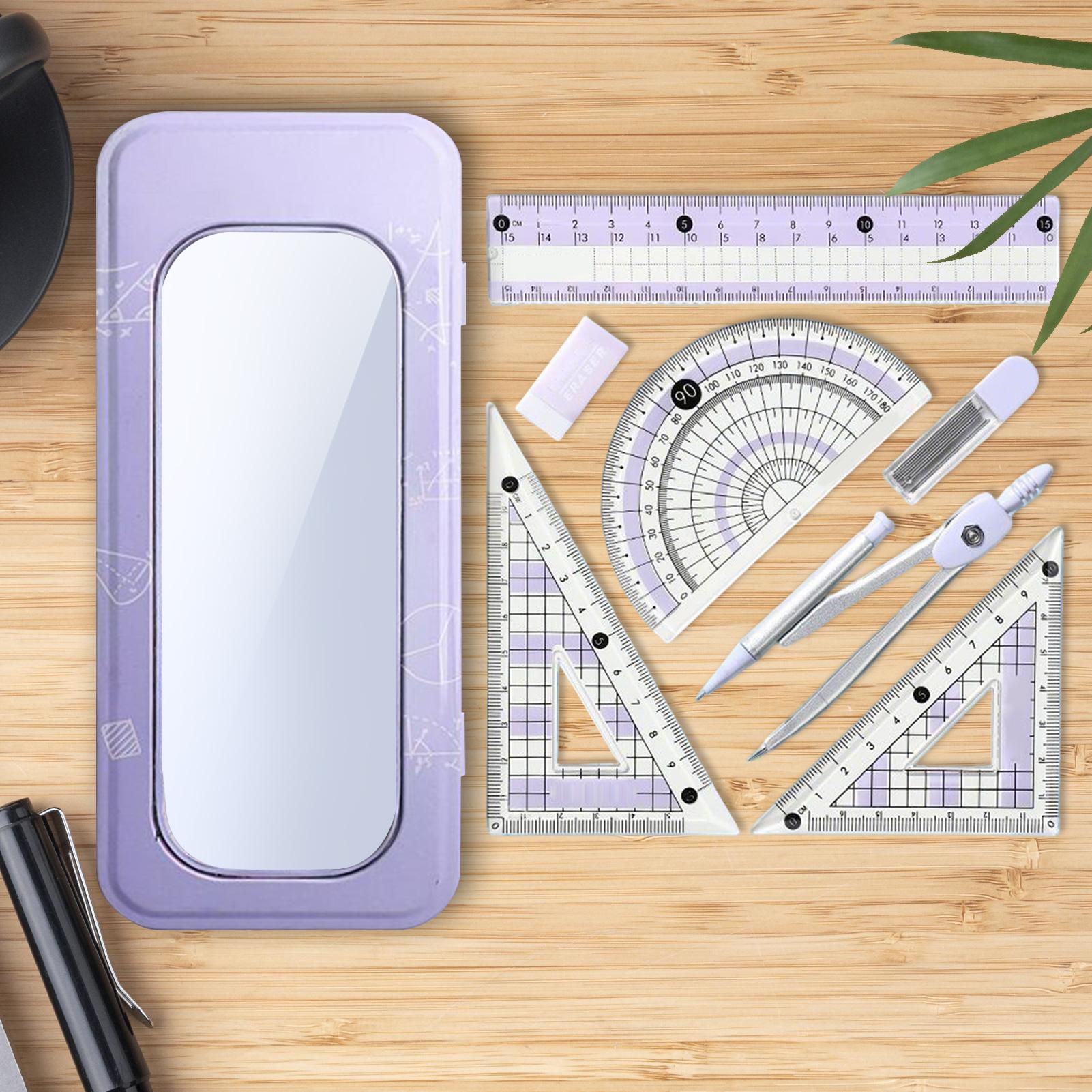 Conjunto geométrico para estud - Compass Geometry Set avaliação e preço