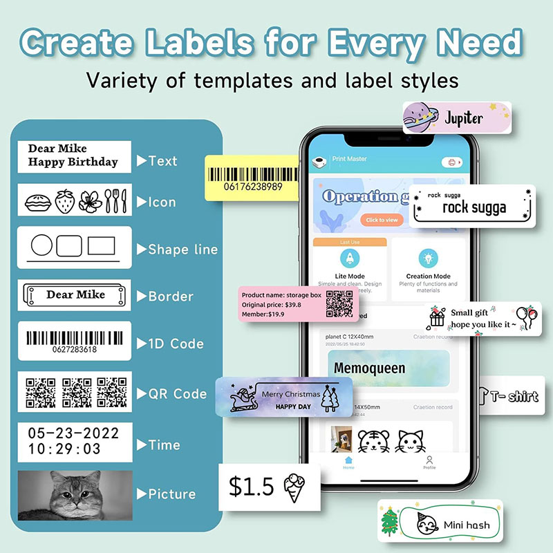 Rolo de etiquetas térmicas tra - Label Printer Tape avaliação e preço
