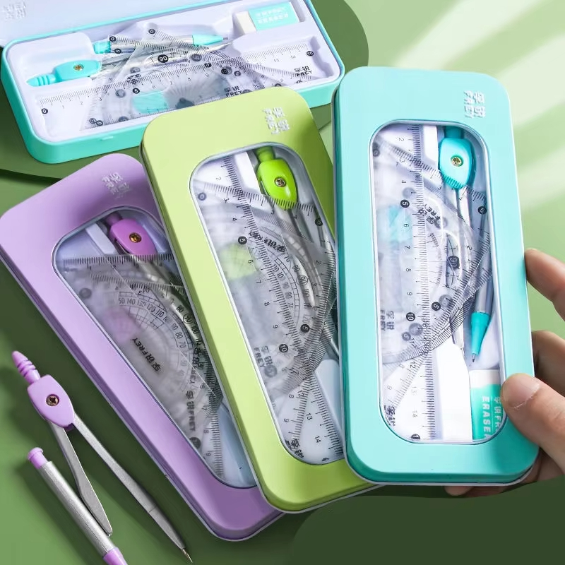 Conjunto de Geometria Matemáti - Compass Geometry Set avaliação e preço