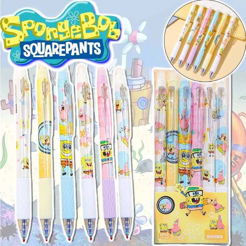 Conjunto de 6 canetas apagávei - Gel Ink Pen Set avaliação e preço