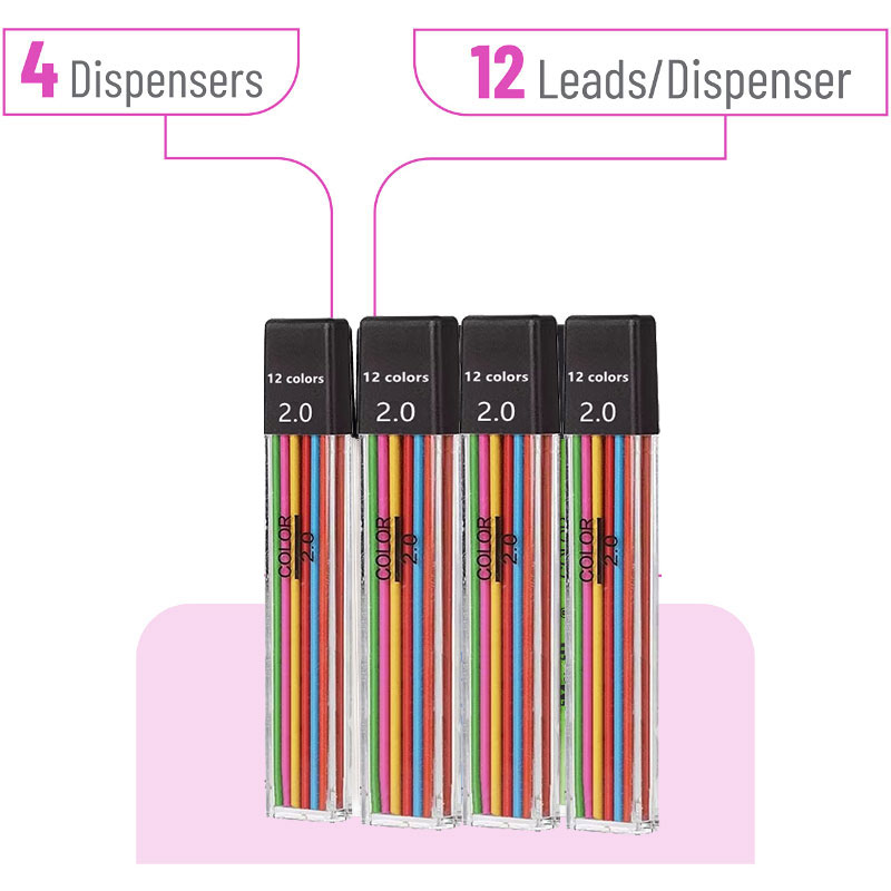 Lápis mecânicos de 2.0mm, reca - Mechanical Pencil Lead avaliação e preço