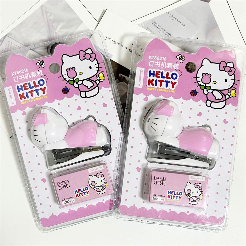 Conjunto de Grampeador Sanrio  - Office Supply Office Stationery Items avaliação e preço
