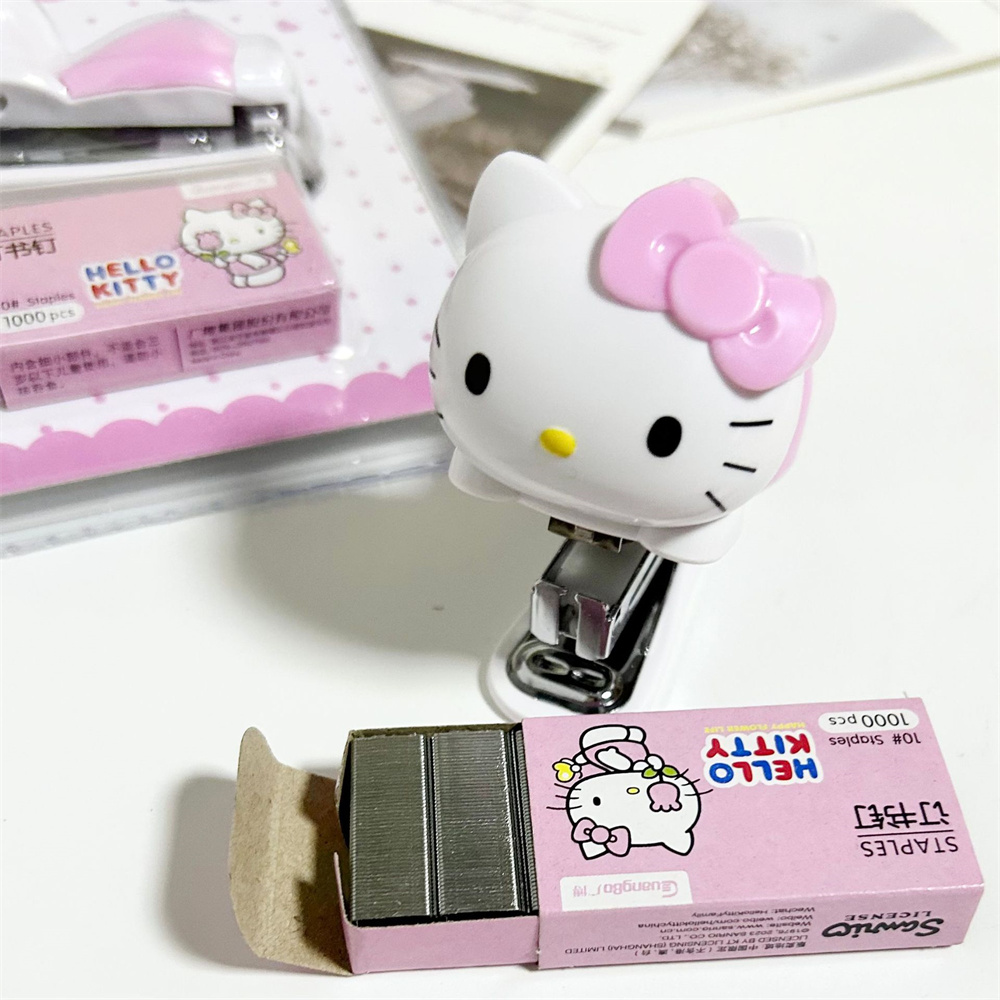 Conjunto de Grampeador Sanrio  - Office Supply Office Stationery Items avaliação e preço