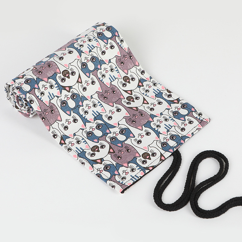 72 slots escola lápis caso rol - Pen Pouch Roll avaliação e preço