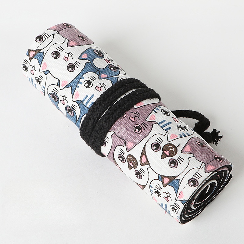 72 slots escola lápis caso rol - Pen Pouch Roll avaliação e preço