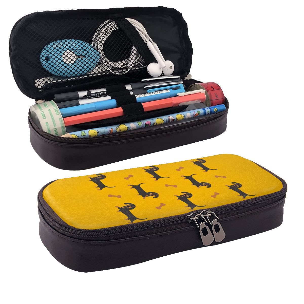 Estojo de couro para caneta, p - Tan Stationery & Office Supply avaliação e preço