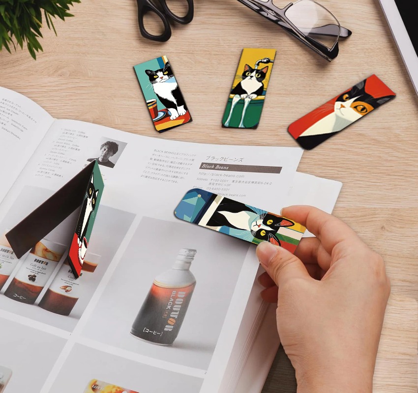 5 pçs simples e divertido gato - Office Supply Office Stationery Items avaliação e preço
