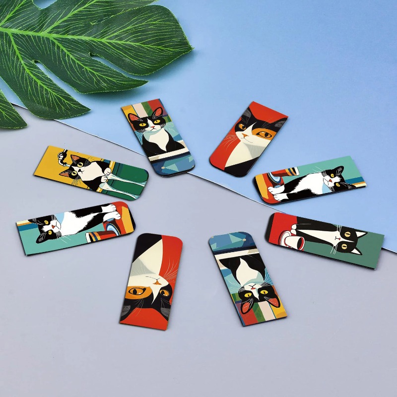 5 pçs simples e divertido gato - Office Supply Office Stationery Items avaliação e preço