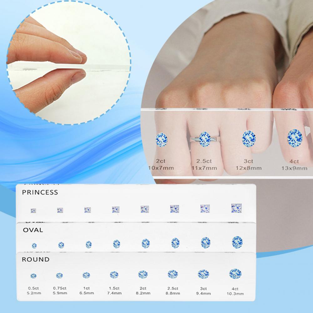 Régua durável transparente acr - Ruler Set Transparent avaliação e preço