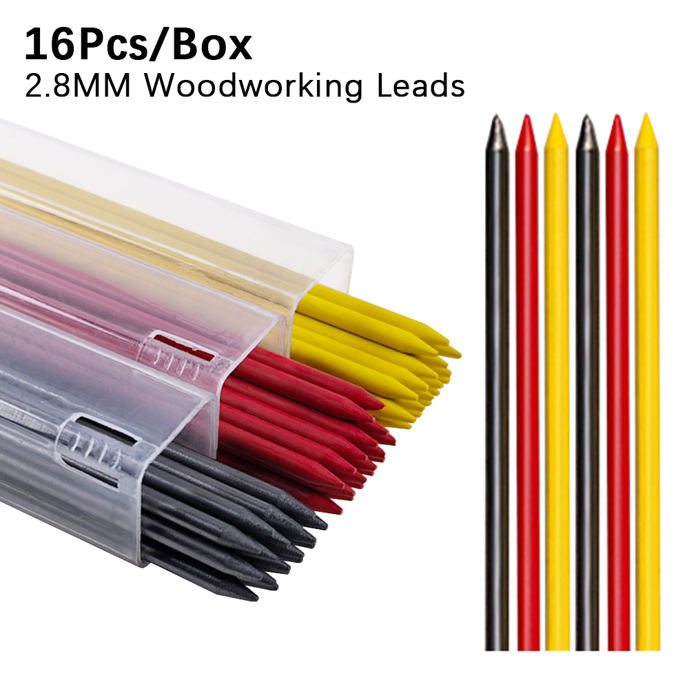 16 pçs/caixa 2.8mm 2b sólido c - Mechanical Pencil Lead avaliação e preço