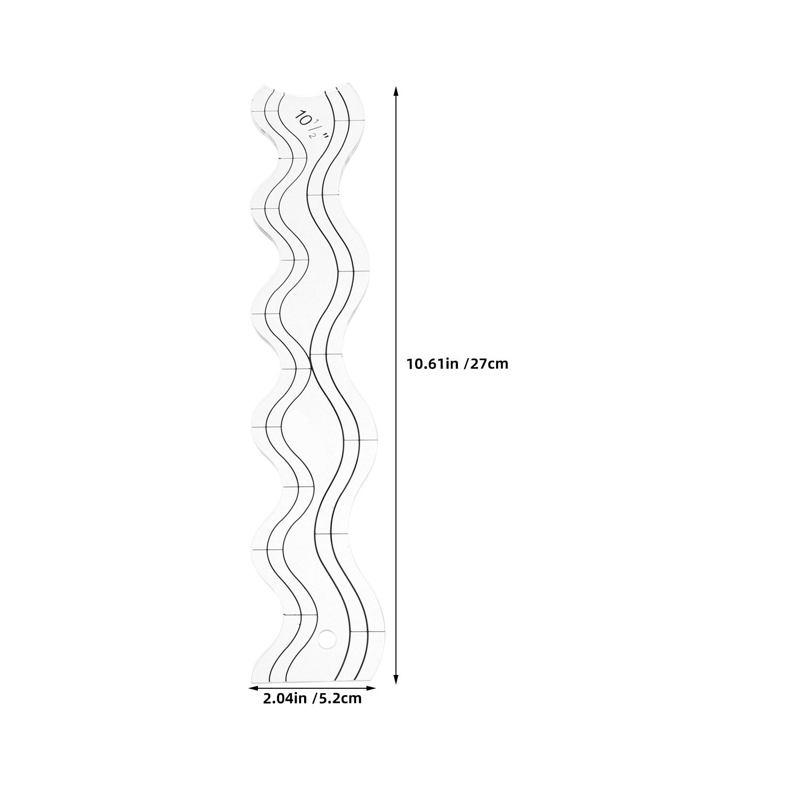 Conjunto de 2 Réguas para Quil - Ruler Set Transparent avaliação e preço