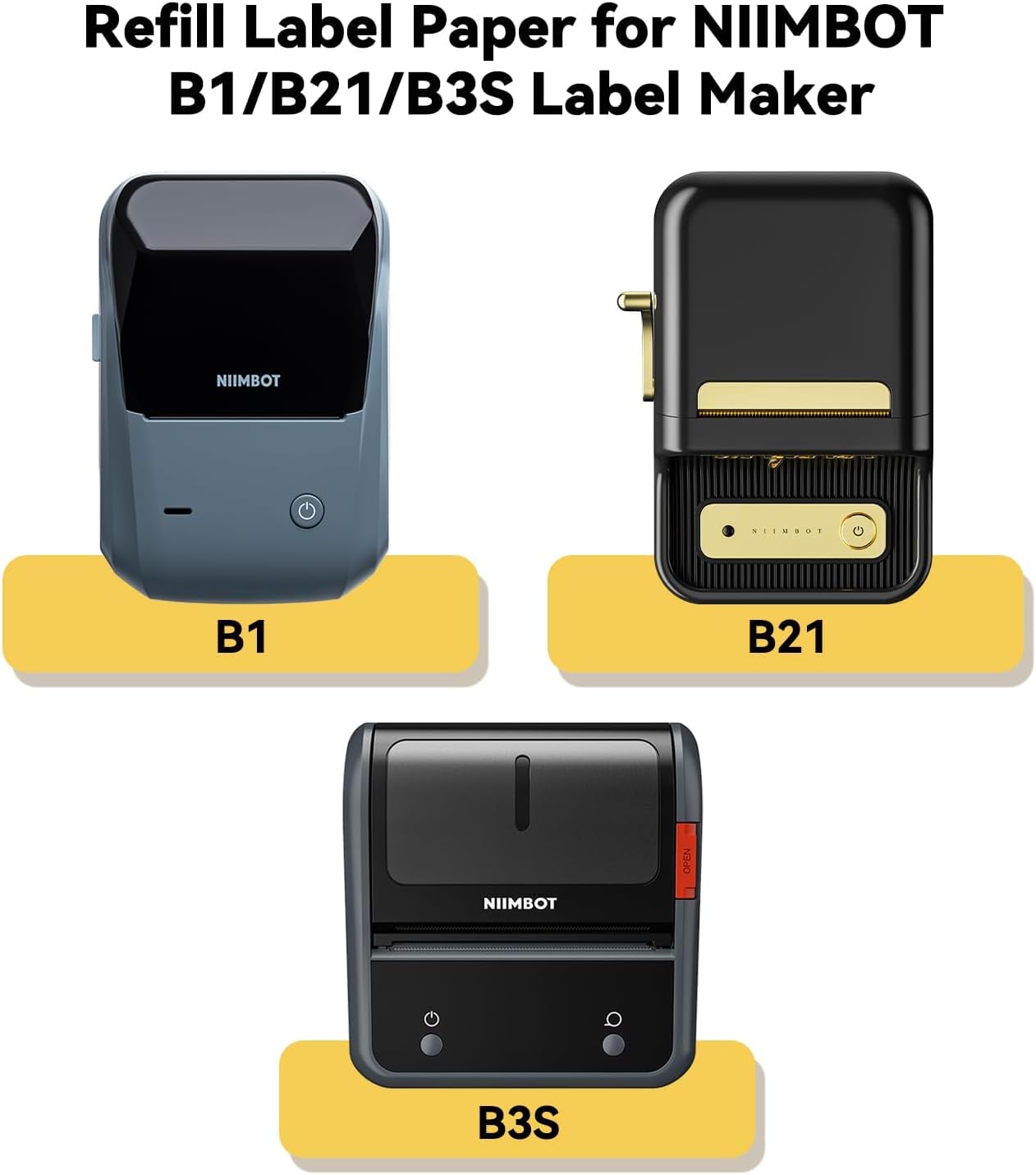 NiiMBOT B21 B1 B3S Etiqueta re - Label Printer Tape avaliação e preço