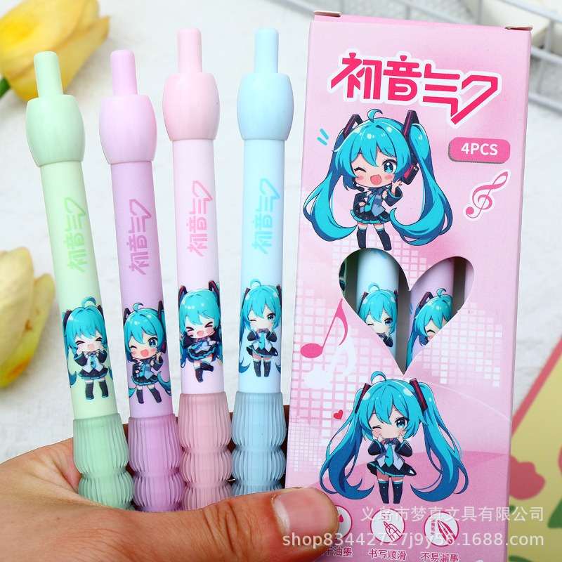 Caneta Gel Kawaii Hatsune Miku - Gel Ink Pen Set avaliação e preço