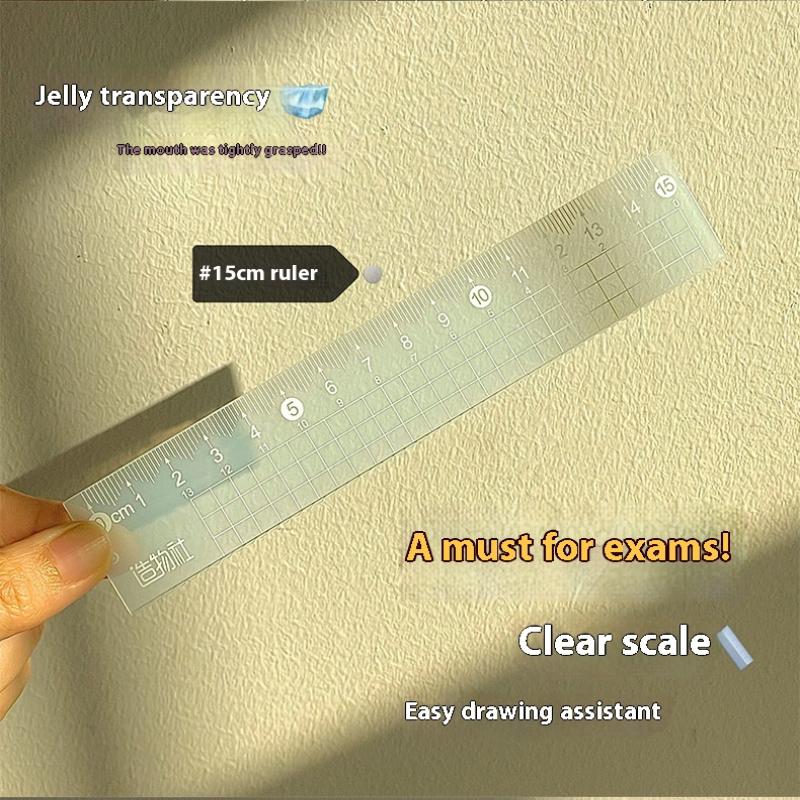 4 Pçs/set 15 CM Conjunto de Ré - Ruler Set Transparent avaliação e preço