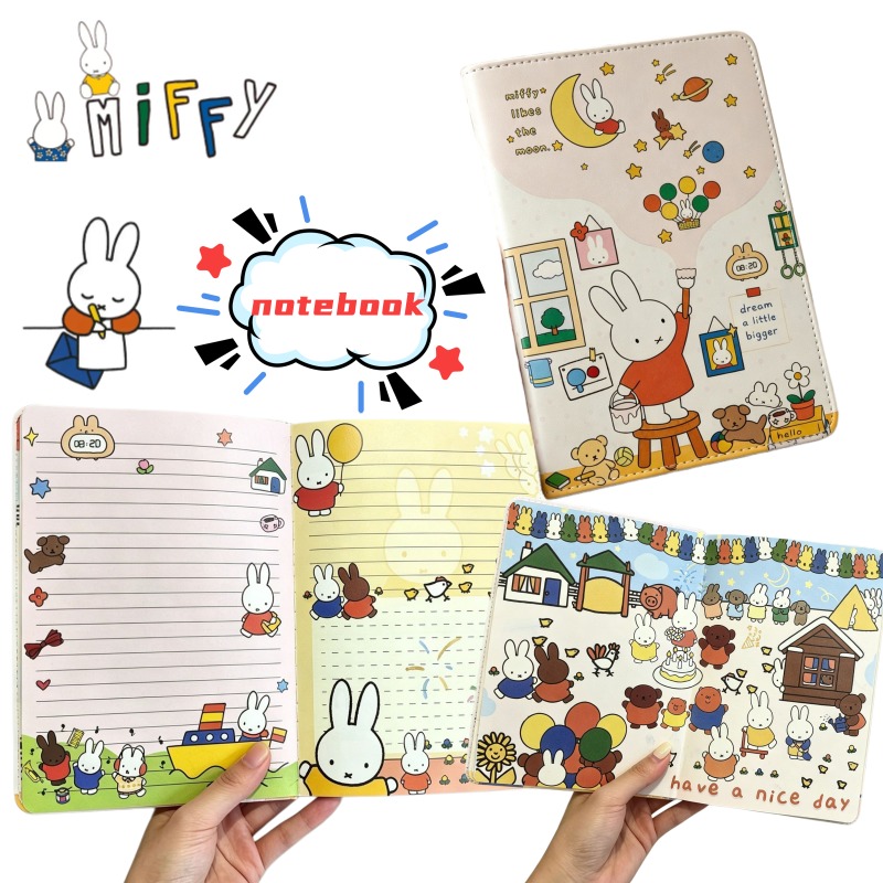 Novo Caderno B6 Miffy Fofo com - Stationery Supplier avaliação e preço