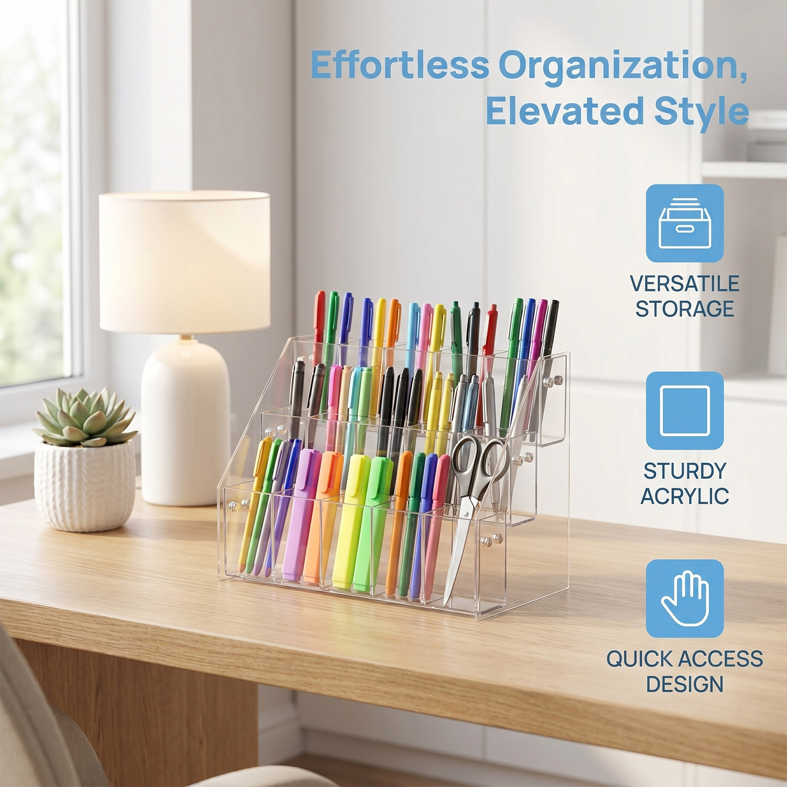 Suporte Moderno de Acrílico Tr - Stationery Office And School Supply Stores avaliação e preço