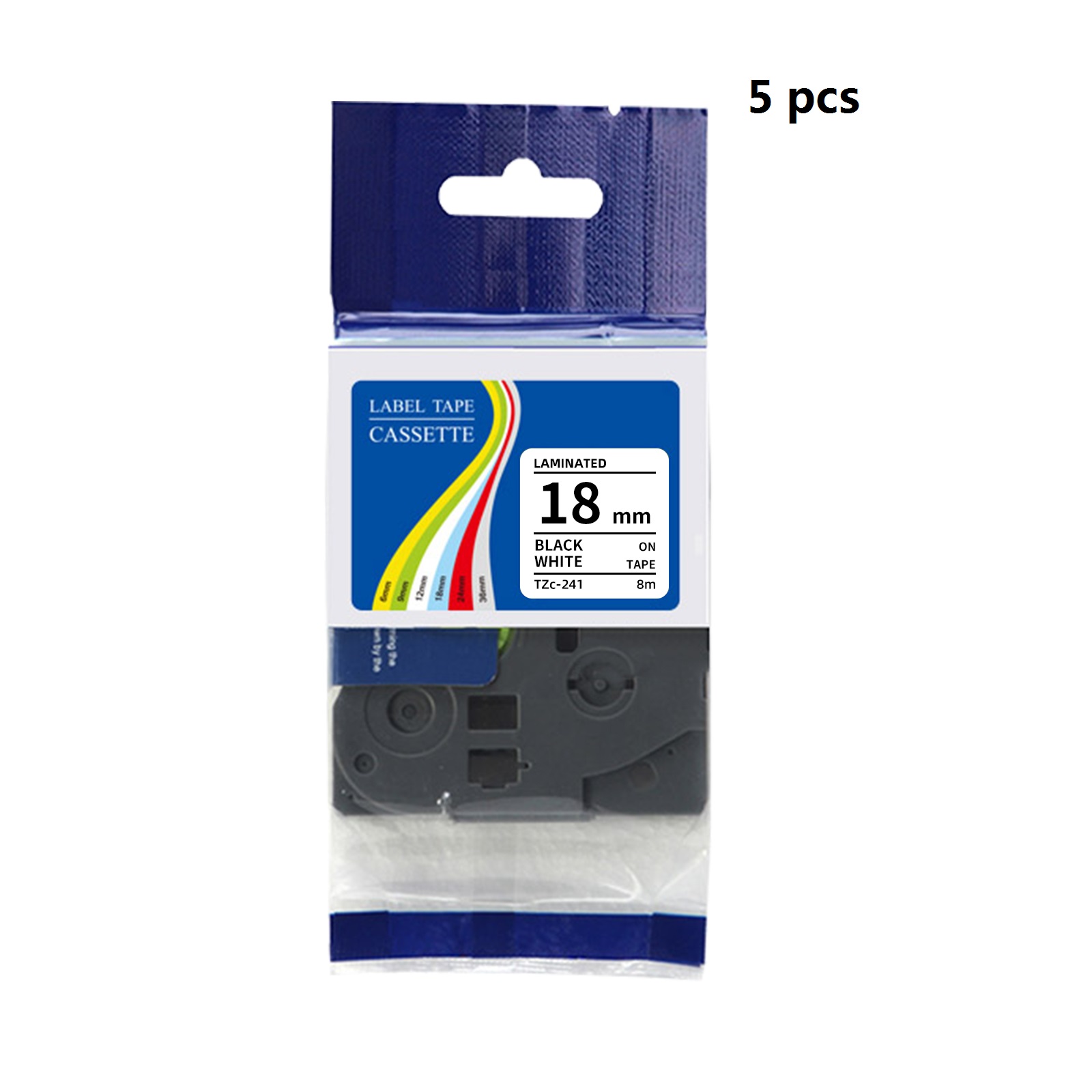 5 Peças de Fita Adesiva Lamina - Label Printer Tape avaliação e preço