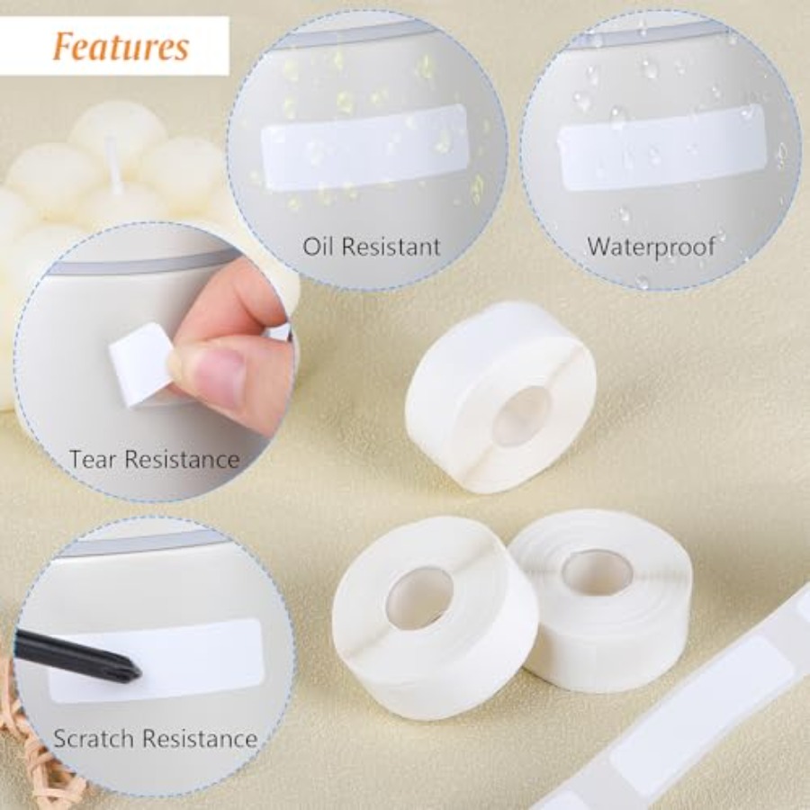 6 Rolos de Fita para Impressor - Label Printer Tape avaliação e preço