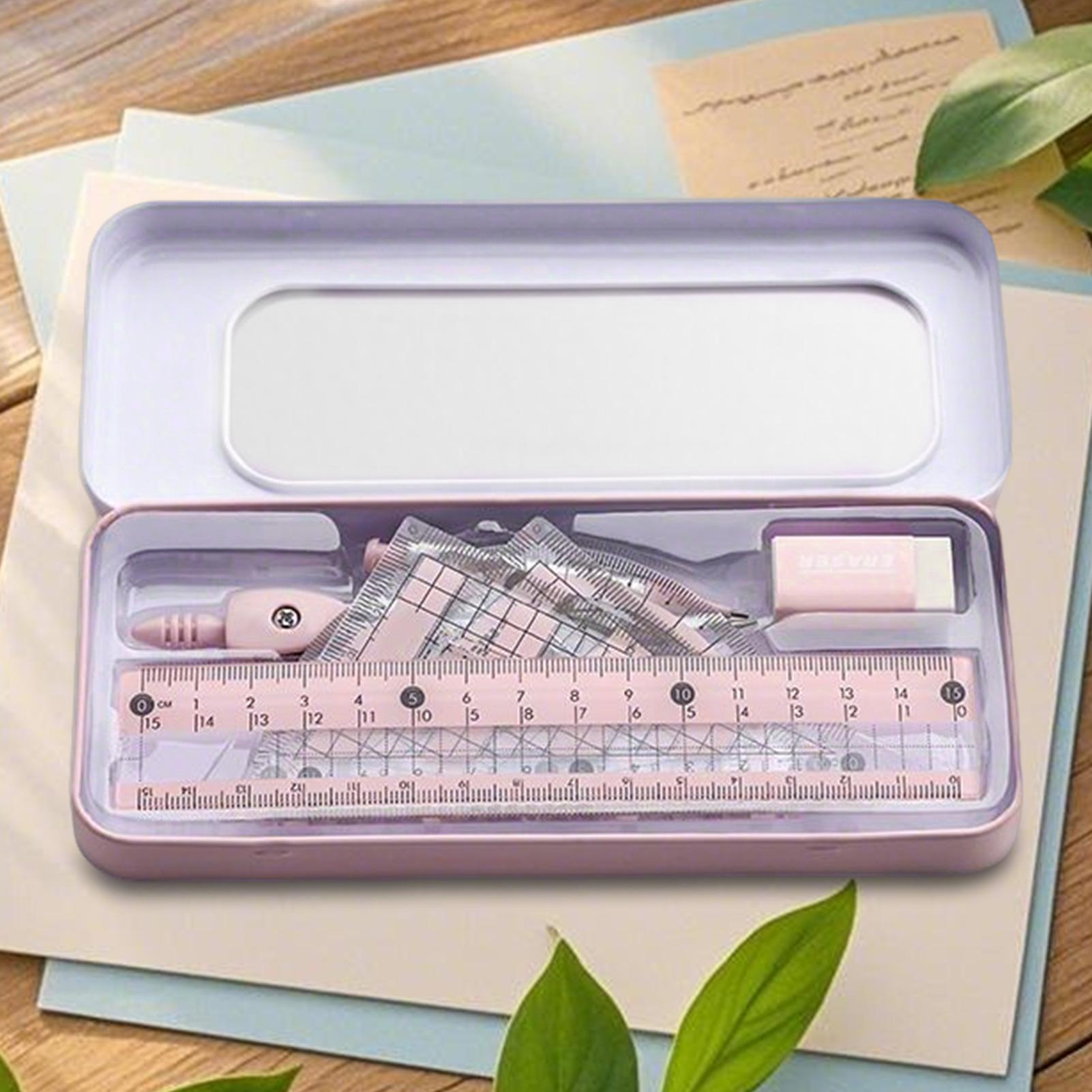 Conjunto geométrico para estud - Compass Geometry Set avaliação e preço