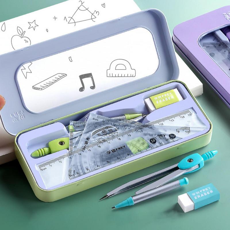 Transferidor e Bússola Set, Ma - Compass Geometry Set avaliação e preço