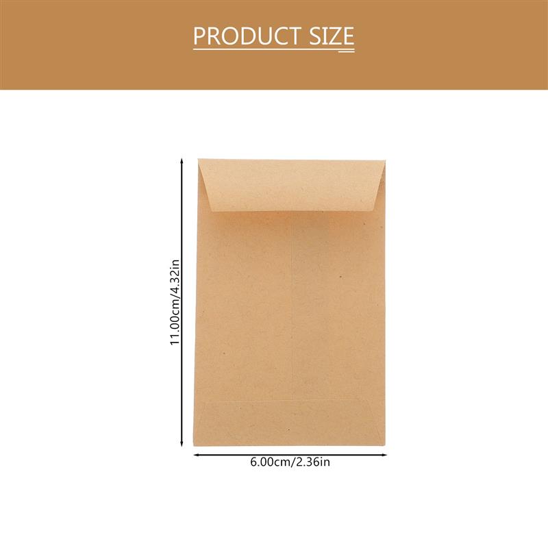 Envelopes pequenos de semente  - Letter Envelope Kraft avaliação e preço