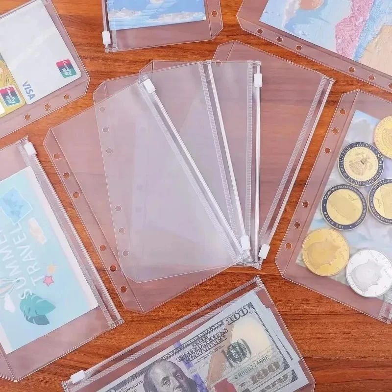 6/12/18 peças Bolsas com Zíper - Planner Weekly Budget avaliação e preço