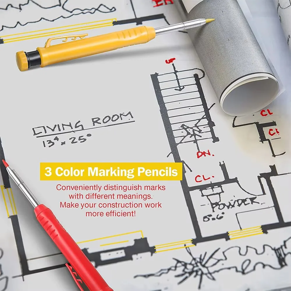 Conjunto de lápis de carpintei - Mechanical Pencil Lead avaliação e preço