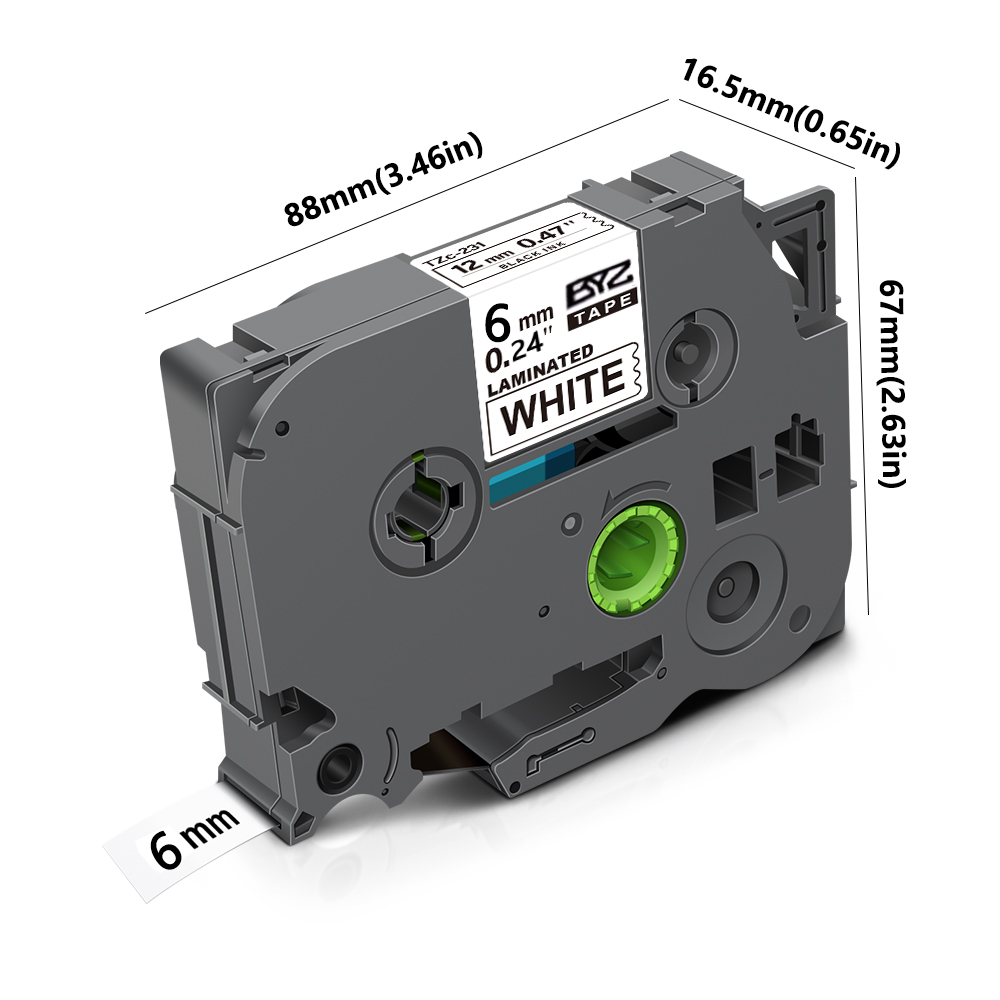 1 Pacote de Fita TZe211 Ptouch - Label Printer Tape avaliação e preço