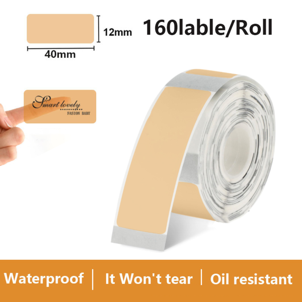 Etiqueta adesiva transparente  - Label Printer Tape avaliação e preço