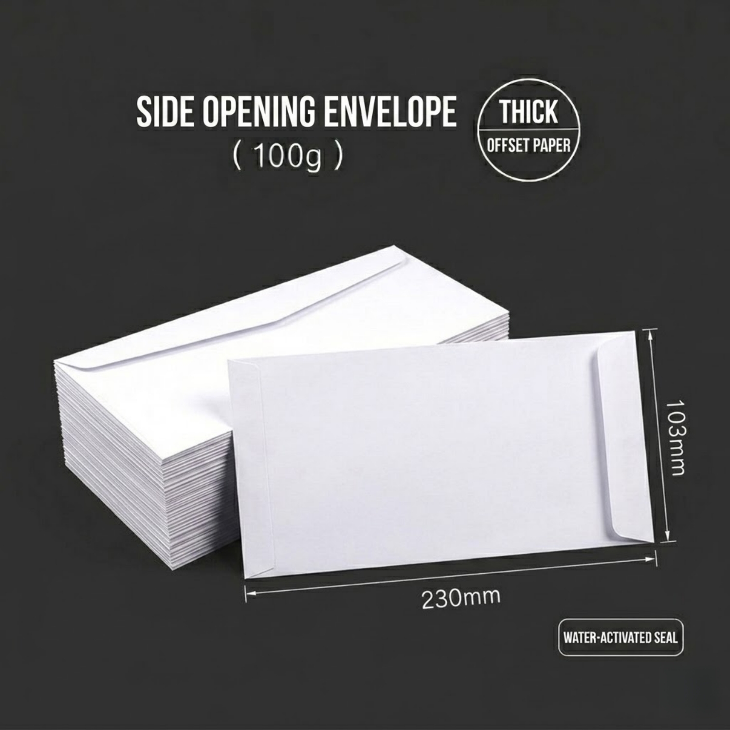 Pacote com 50 Envelopes Branco - Letter Envelope Kraft avaliação e preço