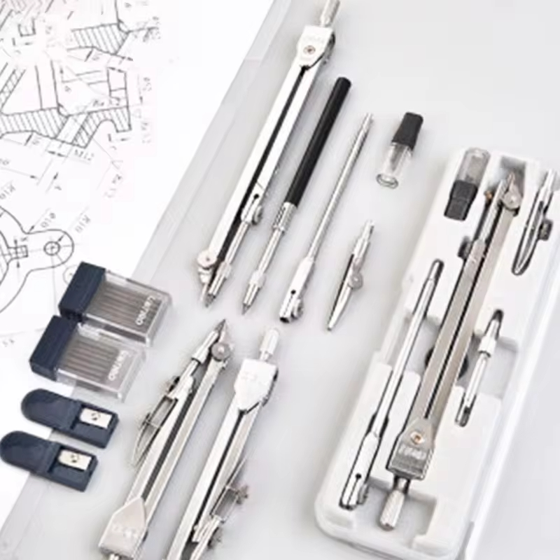 Aço inoxidável multifuncional  - Compass Geometry Set avaliação e preço
