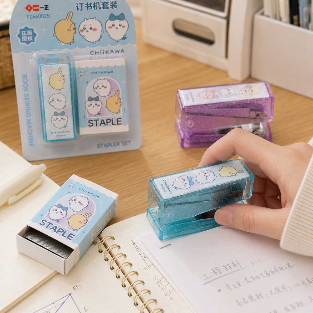 Conjunto de Grampeador Chiikaw - Office Supply Office Stationery Items avaliação e preço