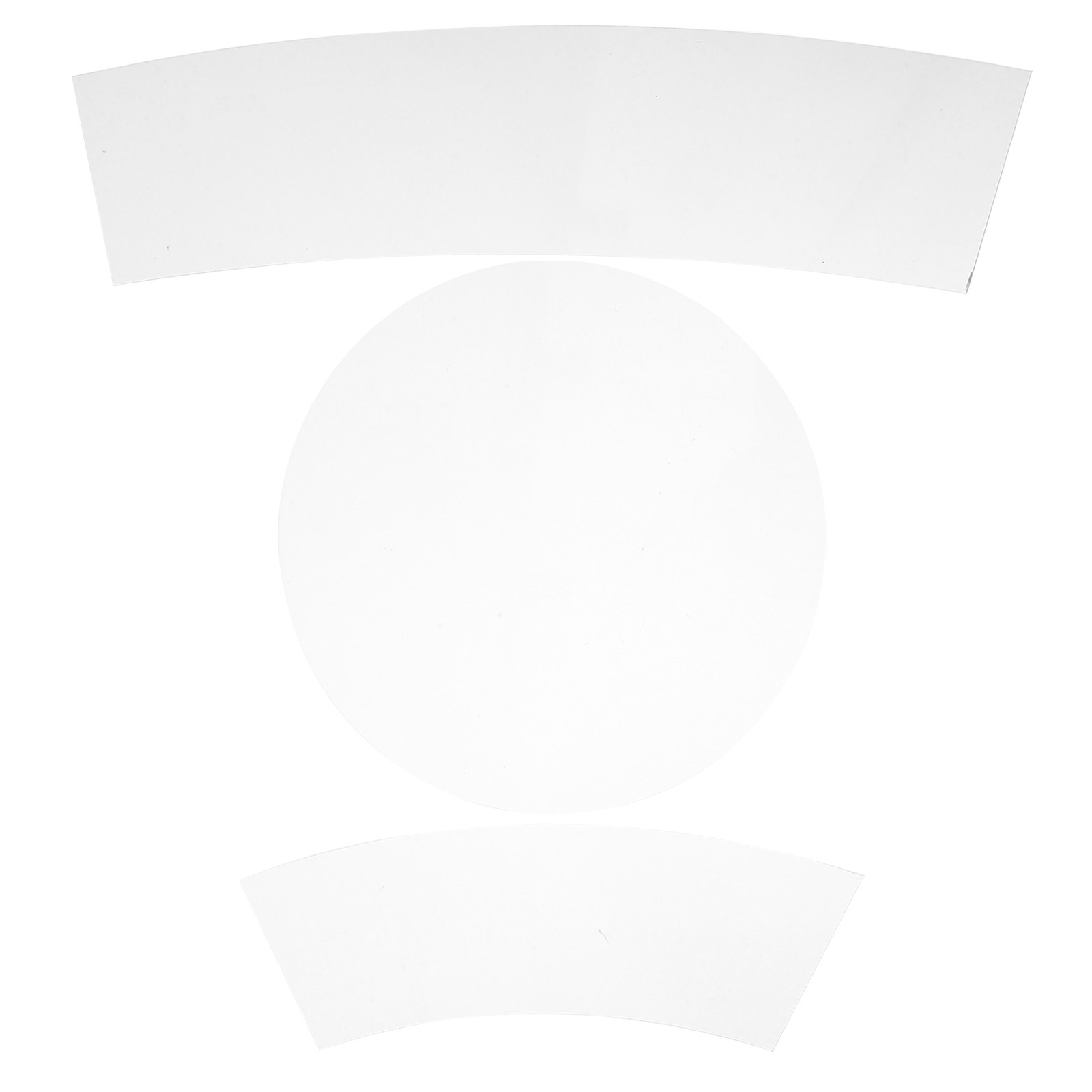 Conjunto de 3 Peças de Moldes  - Ruler Set Transparent avaliação e preço
