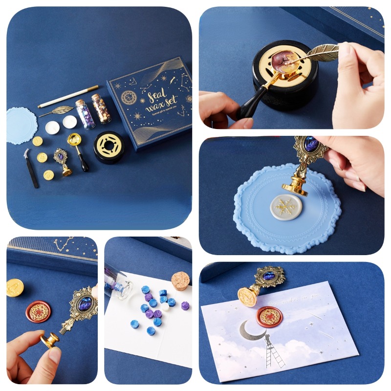Fogo Estrelado Lacquer Stamp S - Wax Seal Stamp Kit avaliação e preço