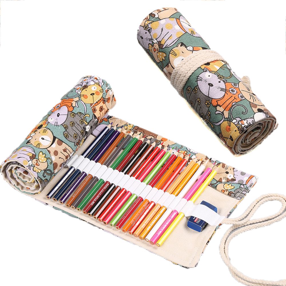 Criativo meninos meninas bonit - Pen Pouch Roll avaliação e preço
