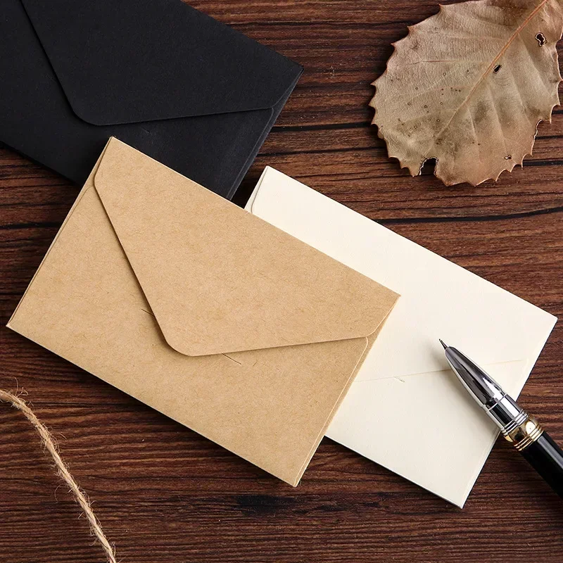 20/40/80 pçs clássico branco p - Letter Envelope Kraft avaliação e preço
