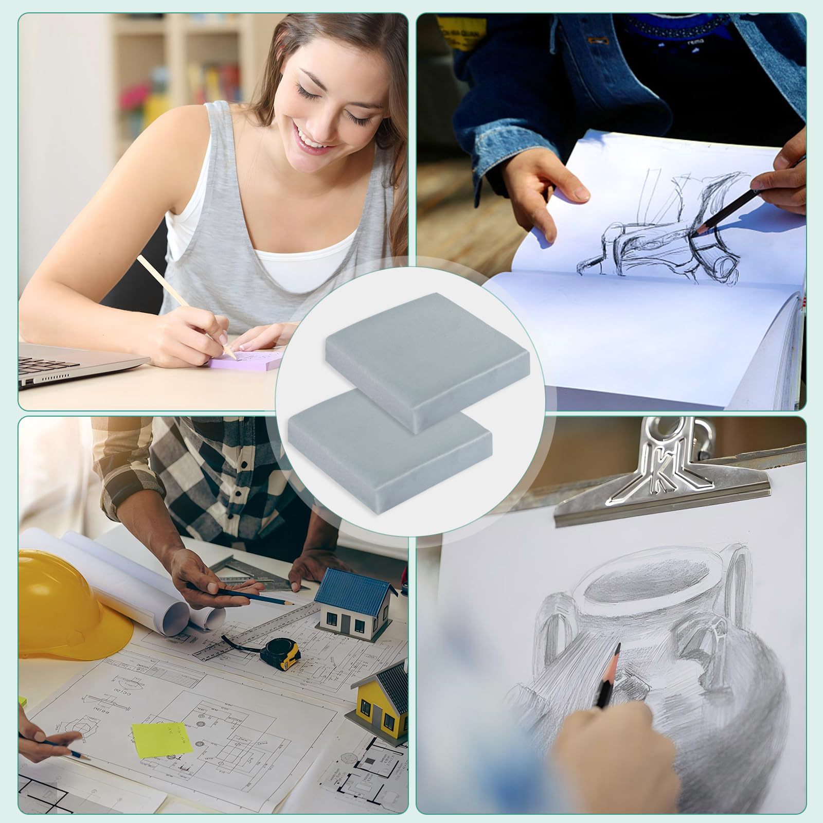 2 Borrachas Maleáveis para Art - Rubber Eraser Kneaded avaliação e preço